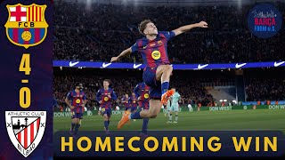 HOMECOMING WIN FOR BARCELONA