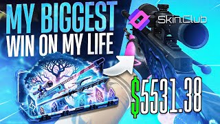 WE PULLED AWP MEDUSA ON SKINCLUB ! SKINCLUB PROMO CODE 2025 ! SKINCLUB 2025 ! CASE OPENING 2025 !