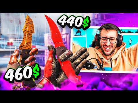 LOS MEJORES COMBOS DE GUANTES+CUCHILLOS Y AGENTES DE CS2