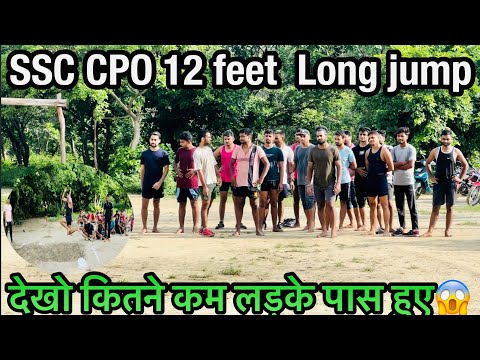 SSC CPO 12 feet log jump कितने लड़के फेल आज 😱 | क्या होगा इनका ? || वीडियो ज़रूर पूरा देखें !