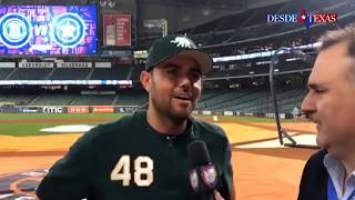 Entrevistas Juego MLB Athletics Vs Astros