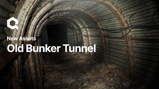 Old Bunker Tunnel | Quixel Megascans | Now on @Fab