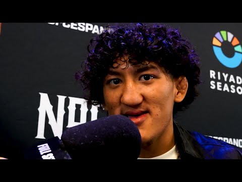 RAUL ROSAS JR REACTS TO HIS WIN AT NOCHE UFC AND REVEALS INJURY ALMOST FORCED HIM OUT OF THE FIGHT