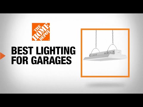 Best Lighting For Your Garage Work, Home Depot Install Light Fixture