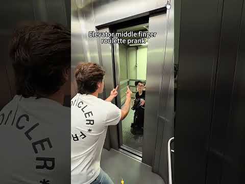 Challenge yourself to give the middle finger to passerby #funny #crazy #fyp