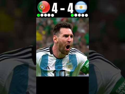 Portugal versus Argentina FIFA World Cup imaginary match 2026 penalty shoots #footballworldcup #cr7