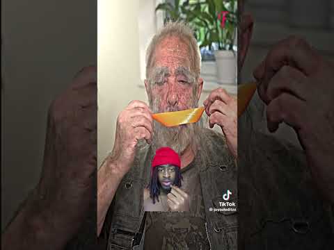 HIS FIRST TIME GETTING A HAIRCUT IN 70 YEARS #hairtransformation #homelessman #funny