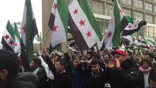Syrien-Demonstration in Berlin