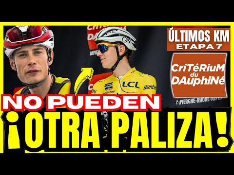 BATALLA BESTIAL EN LA MONTAÑA - FINAL ETAPA 7 DEL CRITÉRIUM DU DAUPHINÉ 2025