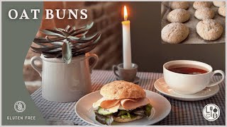 Gluten free Oat buns for breakfast