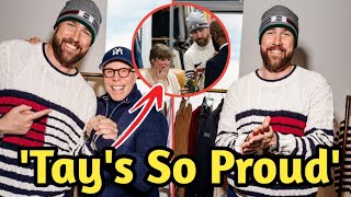 Fans STUNNED as Taylor Joins Travis at SECRET Tommy Hilfiger Deal Meeting… Then Styles Him Herself!