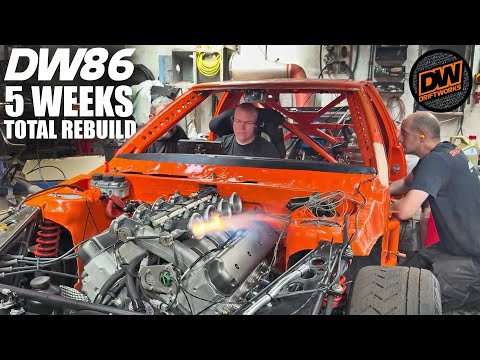 The Hardest We've Ever Worked - Bare Shell to 643whp Skids in 5 Weeks for the DW86