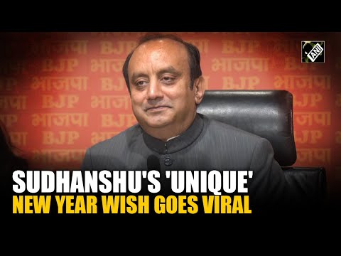 BJP MP Sudhanshu Trivedi rings in 2025 with ‘unique’ New Year wish