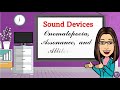 Sound Devices in Poetry
