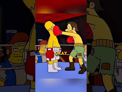 Homer takes on boxing #shrots #simpsons