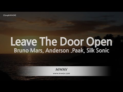 Bruno Mars, Anderson .Paak, Silk Sonic-Leave The Door Open (Karaoke Version)