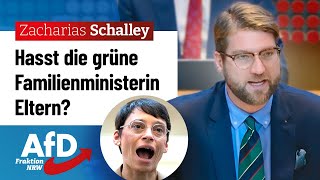 Hasst die grüne Familienministerin Eltern? – Zacharias Schalley (AfD)