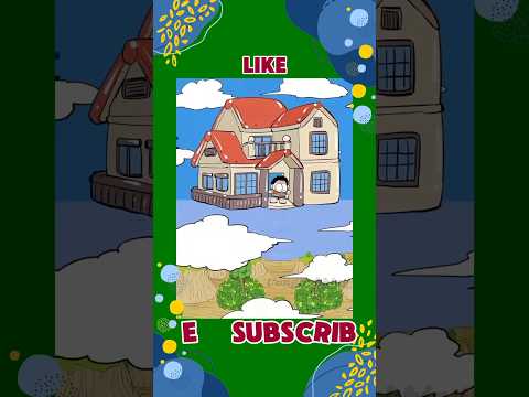 RUMAH MELAYANG DIAWAN,KOK BISA#animation #shorts #dubbing