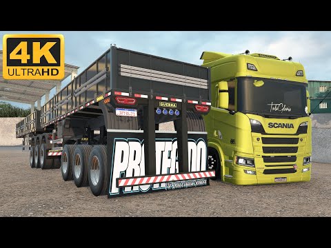 SCANIA R540 NO 9 EIXOS | MAPA RBR | ETS2 | LOGITECH G923