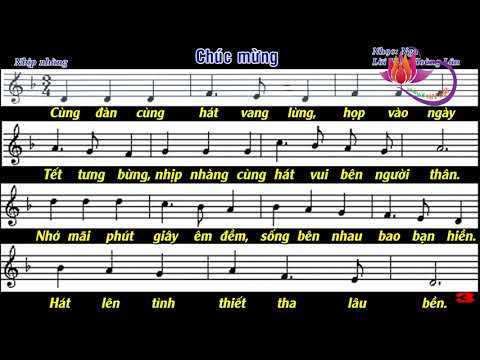 CHÚC MỪNG – KARAOKE+SHEET NHẠC