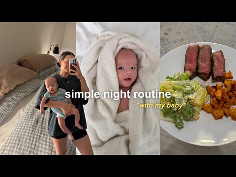 NIGHT ROUTINE with my 3 month old baby 😴  *sleeping through the night*