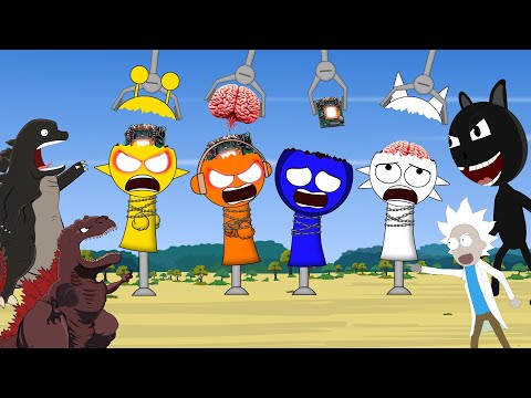 If TEAM GODZILLA vs KONG: INCREDIBOX SPRUNKI - Story of Transformation | Godzilla & KONG Cartoon