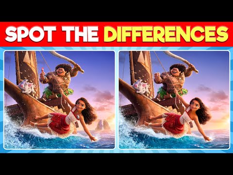 Spot the Differences Moana 2