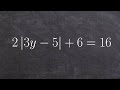 Understanding Absolute Value Equations
