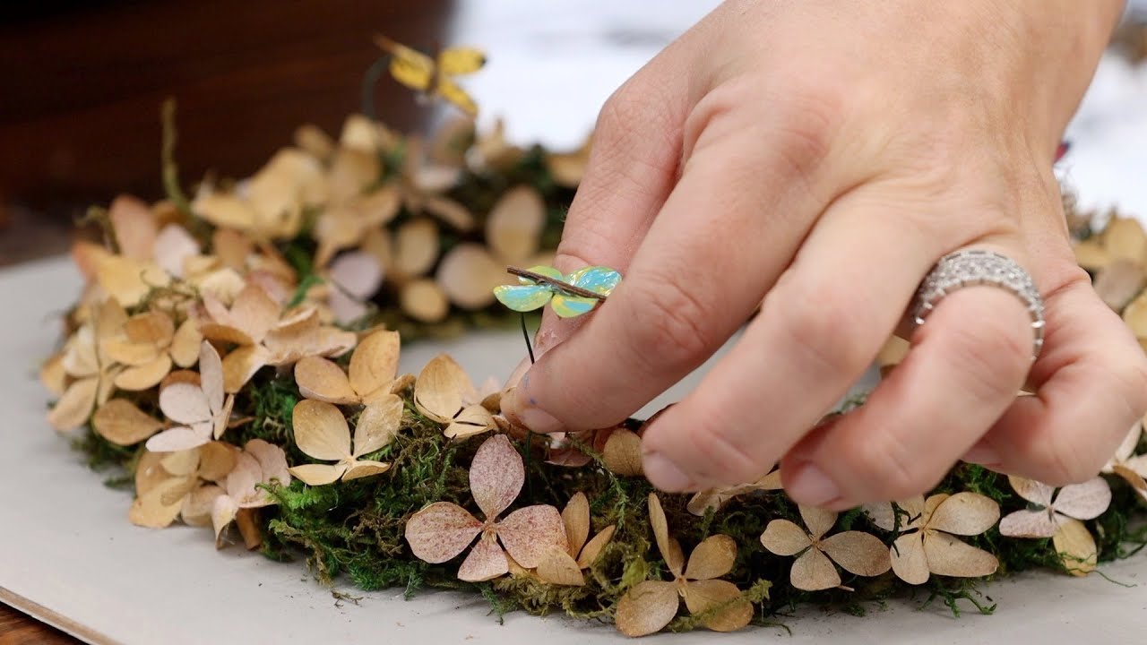 Having Some Fun with Dried Hydrangea Blooms!