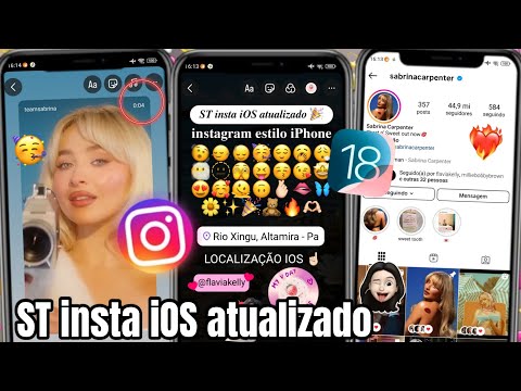 ST INSTA iOS ATUALIZADO 2025 🥳 INSTAGRAM ESTILO IPHONE NO ANDROID | FONTES + EMOJIS iOS + REPOST iOS