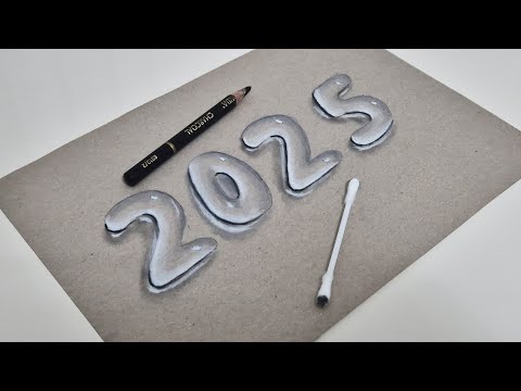 3d drawing 2025 on paper for beginner