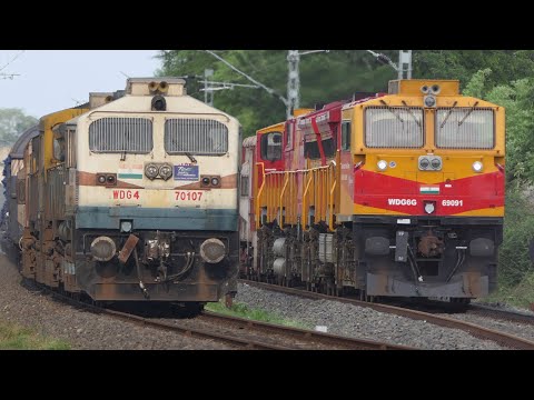 Frequently ASKED Train VIDEOS FATV EPISODE No #69 | Powerful WDG6G + WDG4G & WDG4 Diesel Locos | I R