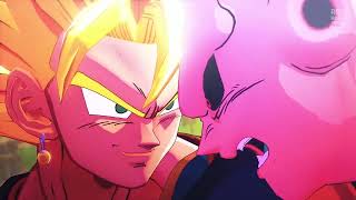 Vegito completely outpowers Buu in a beautiful smackdown