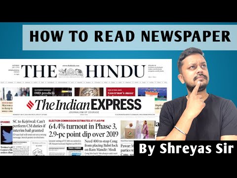 How to Read Newspaper | Newspaper Reading #upsc #currentaffairs