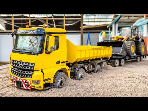 OVERLOADED RC TRUCK AT THE LIMIT!! MEGA RC TRUCKS COLLECTION