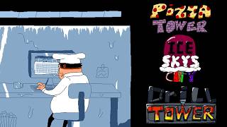 Pizza Tower (CYOP/AFOM) Level - DRILL TOWER - ICE SKYS CITY