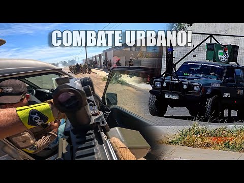 RUAS EM GUERRA -  COMBATE URBANO PEGOU FOGO! Airsoft Gameplay