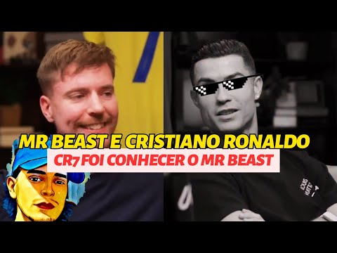 CRISTIANO RONALDO FOI CONHECER O MR BEAST - REACT
