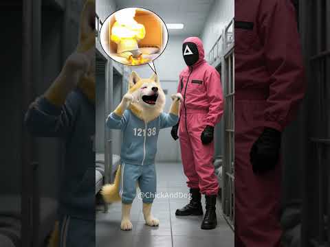 🐔🐶 Ah! The Husky turned the chick into a Husky? The Husky turned into...  #funny