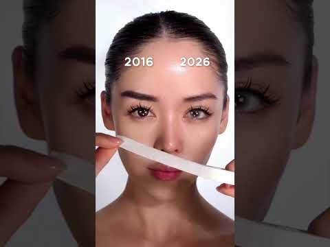 2016 Vs 2026 makeup tutorial *By aselbbh* #makeup #shorts