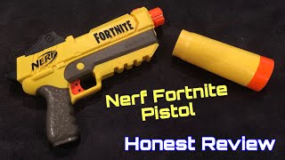 honest review nerf fortnite pistol - lanzacohetes fortnite nerf