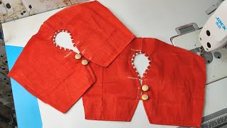 Blouse sleeves Designs/बाजू का डिजाइन/baju ka new design cutting & stitching/Cut aasteen design.