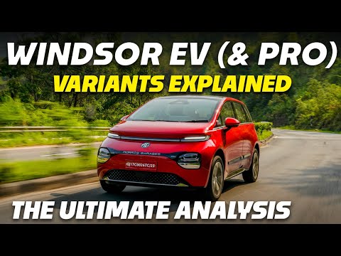 All 2025 MG Windsor EV (& Pro) Variants Explained (Excite, Exclusive, Essence) — Which One To Buy?