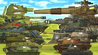 HEAVY MIX 1962! The emergence of new MONSTERS - Cartoons about tanks