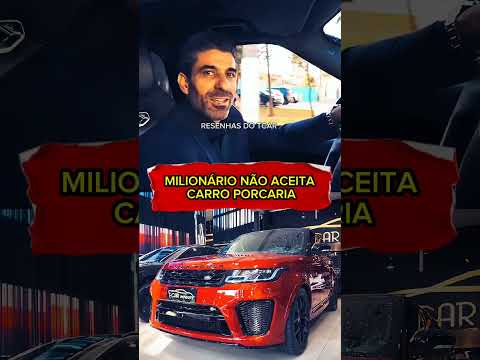 MILIONÁRIO NÃO ACEITA CARRO PORCARIA POR ISSO RANGE ROVER FEZ SVR #tcar #tcarimports #vendas