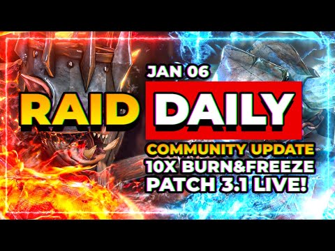 FIRE & ICE 10x | PATCH 3.1 Already Issues?! | RAID Shadow Legends