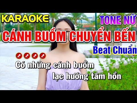 Cánh Buồm Chuyển Bến Karaoke Bolero Nhạc Sống Tone Nữ | Nàng Thơ Karaoke