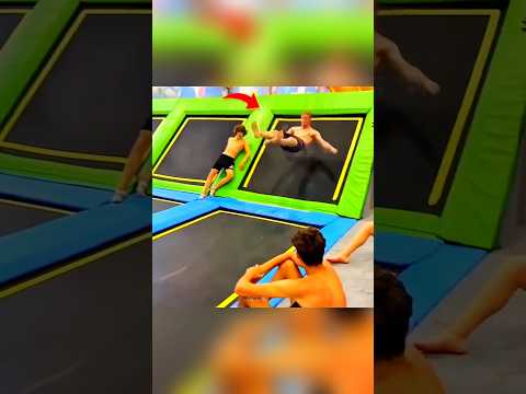 don't jump in trampoline like this