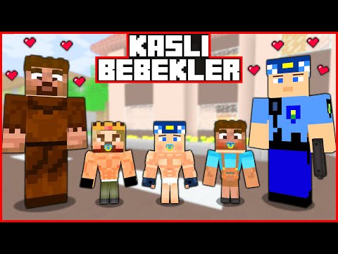 ŞEHİRDEKİ HERKESİN KASLI BEBEĞİ OLDU! 😍 - Minecraft ZENGİN FAKİR HAYATI