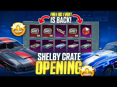 😱 SHELBY SUPERCAR CRATE OPENING FREE UC EVENT BACK